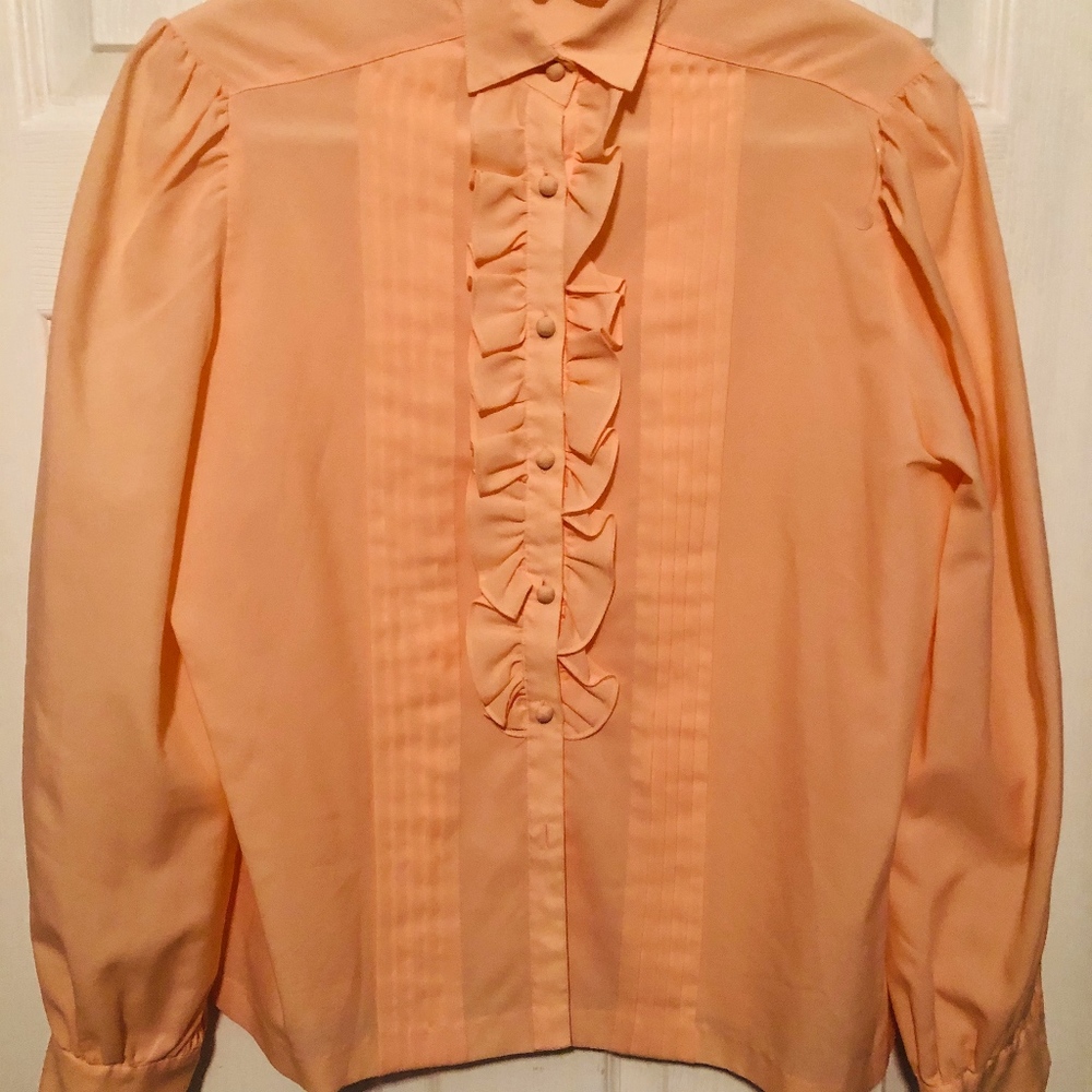 light pink blouse